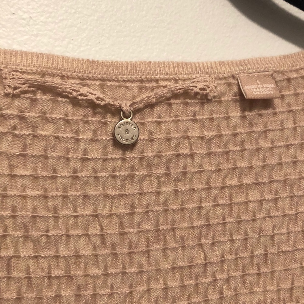 Anthro Knitted & Knotted Esme Bell Sleeve Sweater - Picture 8 of 10